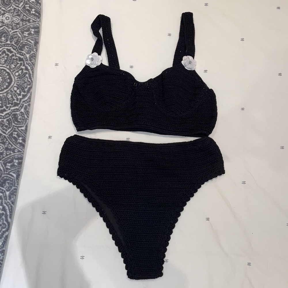 Maiyo crochet swimsuit size M new with tags